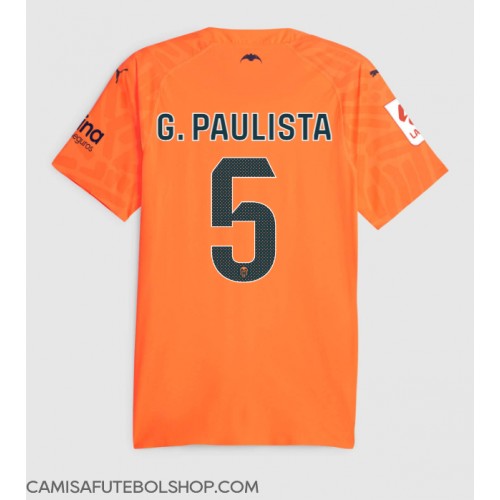 Camisa de time de futebol Valencia Gabriel Paulista #5 Replicas 3º Equipamento 2023-24 Manga Curta